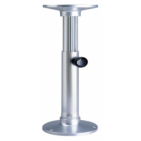 GARELICK Garelick 75425 Adjustable Table Base w Sealed, Gas-Powered Rise & Ribbed Stanchion Post-14.5"-29.5" 75425